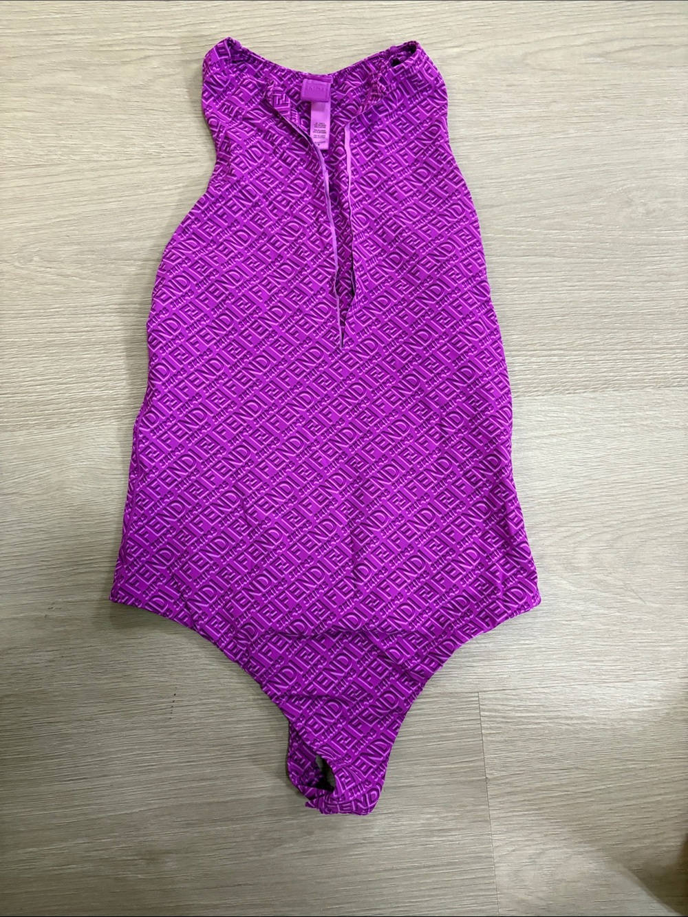 Fendi x SKIMS High Neck Bodysuit in color (Purple) Size S